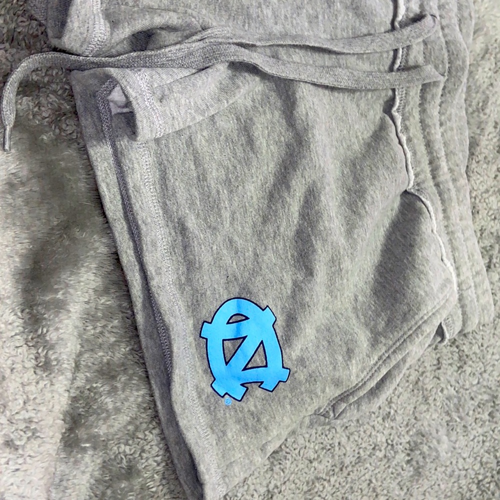 NC sideline apparel sweat shorts